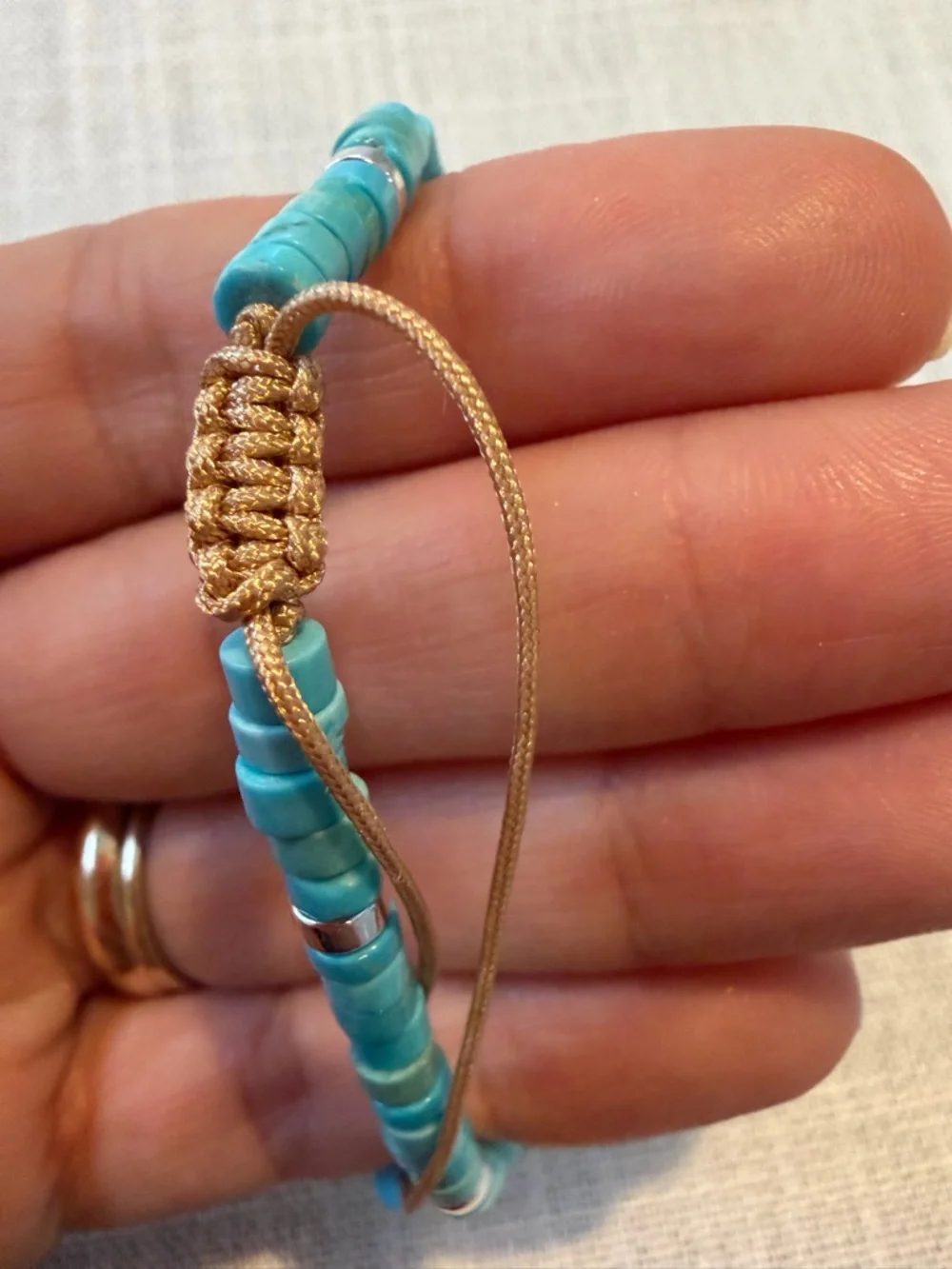 Turquoise Boho Beaded Bracelet for Men and Women